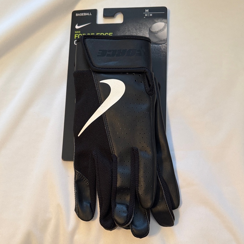 Nike Black and White Baseball Gloves